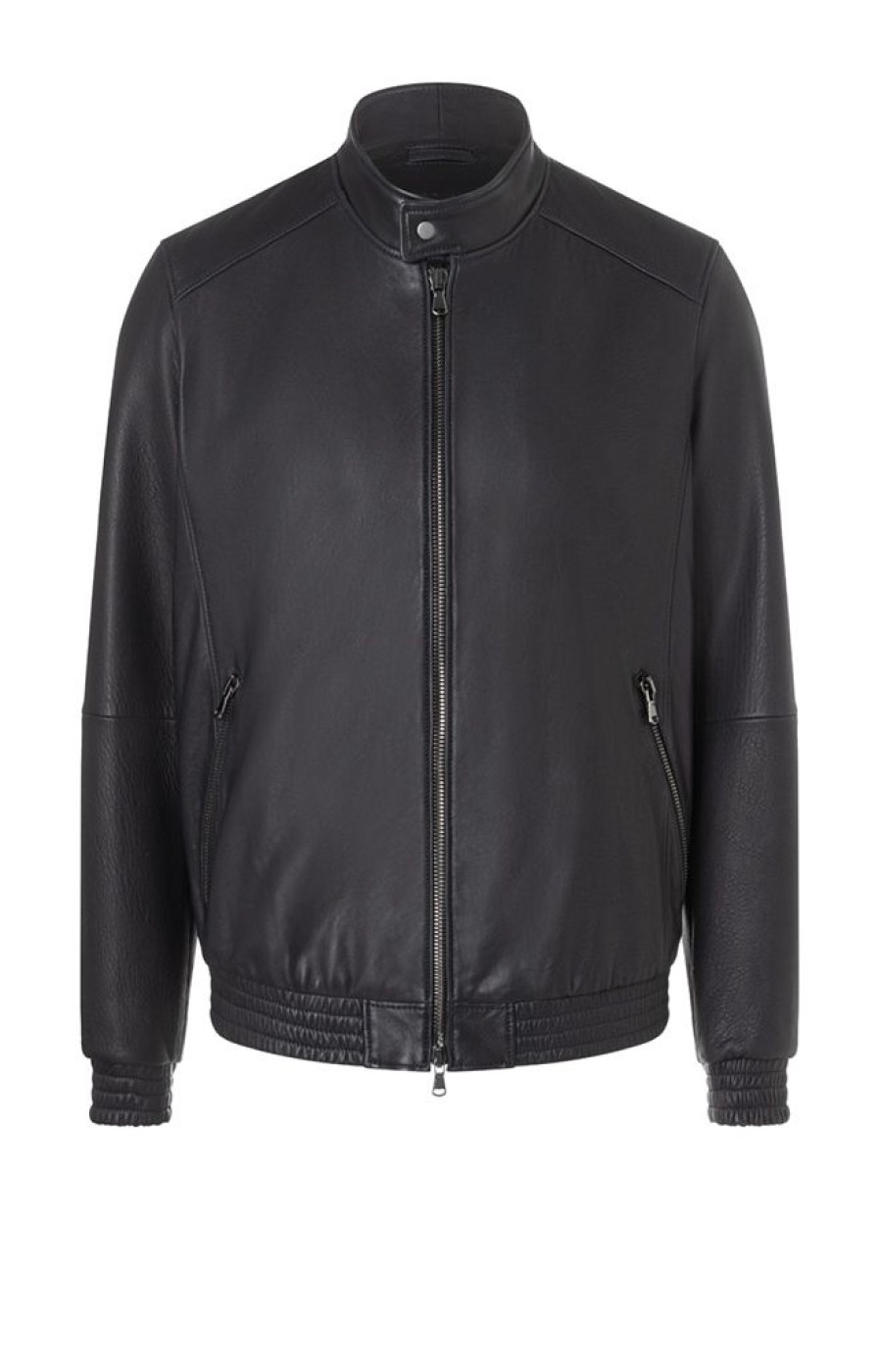 WERNER CHRIST Leather Jackets | Donald: Classic Blouson In Lamb Nappa