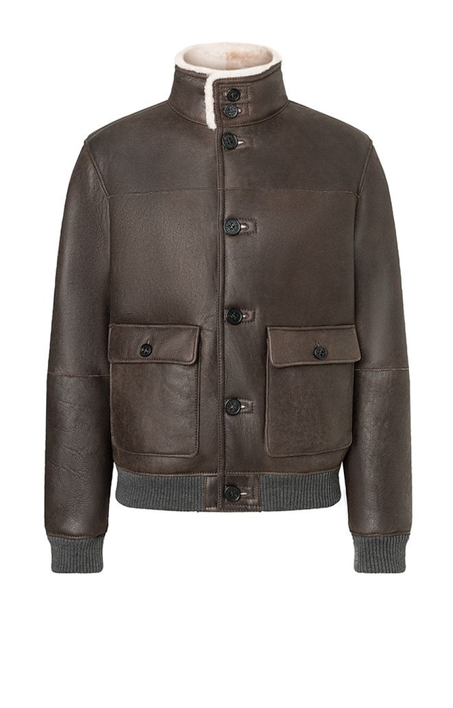 WERNER CHRIST Lambskin Jackets | Volker: Modern College Blouson