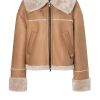 WERNER CHRIST Lambskin Jackets | Heidi: Short, Napped Jacket With Wool Effects