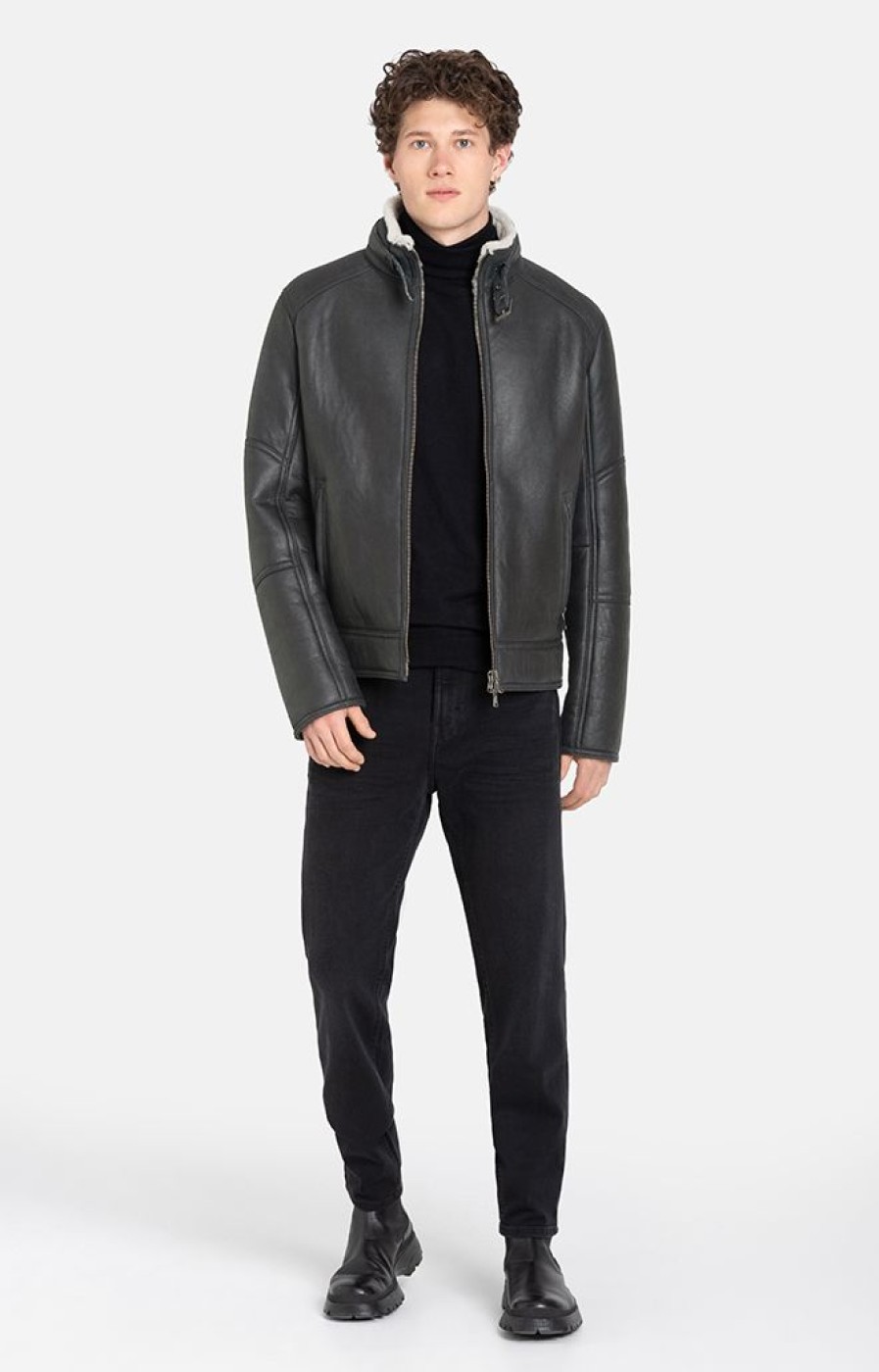 WERNER CHRIST Lambskin Jackets | Basti: Short Jacket In Lambskin