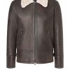 WERNER CHRIST Lambskin Jackets | Alim: Grained Pilot Jacket Crafted In Lambski