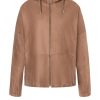 WERNER CHRIST Leather Jackets | Ramona: Egg-Shape Hooded Jacket