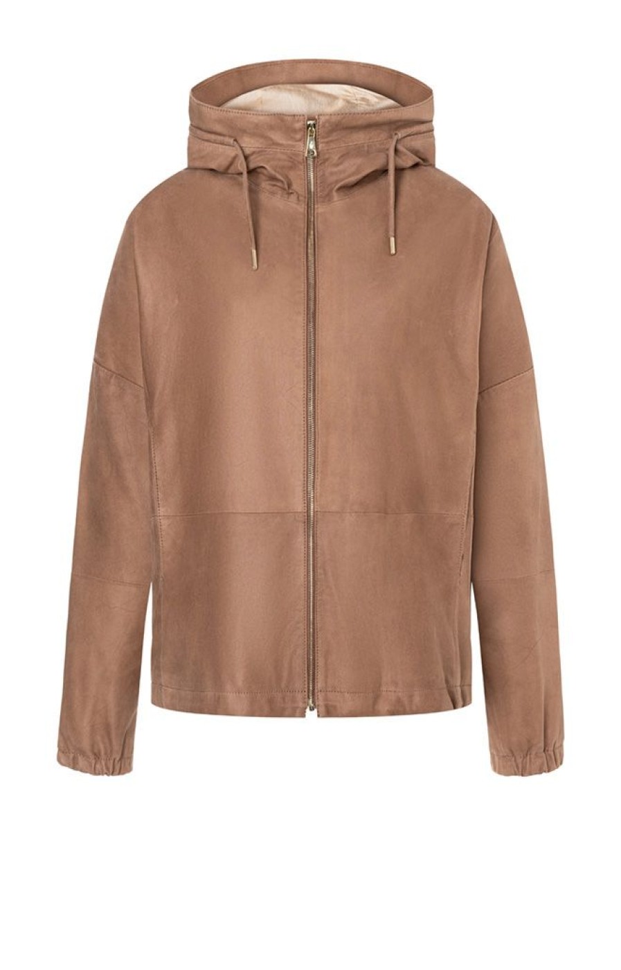 WERNER CHRIST Leather Jackets | Ramona: Egg-Shape Hooded Jacket