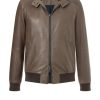 WERNER CHRIST Leather Jackets | Dany Cw: Classic Bomber Crafted In Lamb Nappa