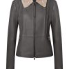 WERNER CHRIST Leather Jackets | Talea C: Jacket With Detachable Collar