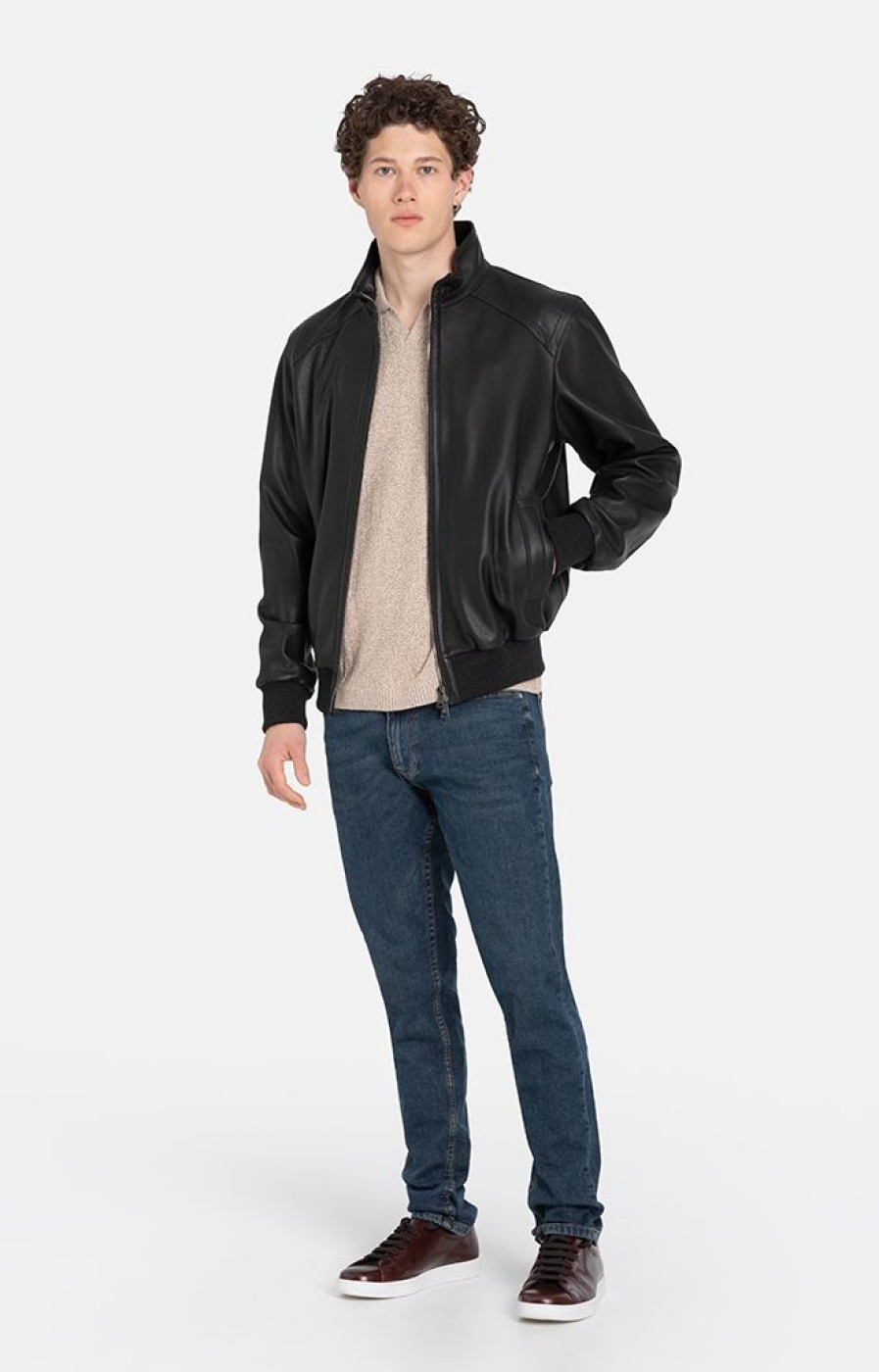 WERNER CHRIST Leather Jackets | Stan Cw: All-Season Blouson In Lamb Nappa