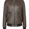 WERNER CHRIST Leather Jackets | Tony: Rugged Blouson With Knitted Cuffs