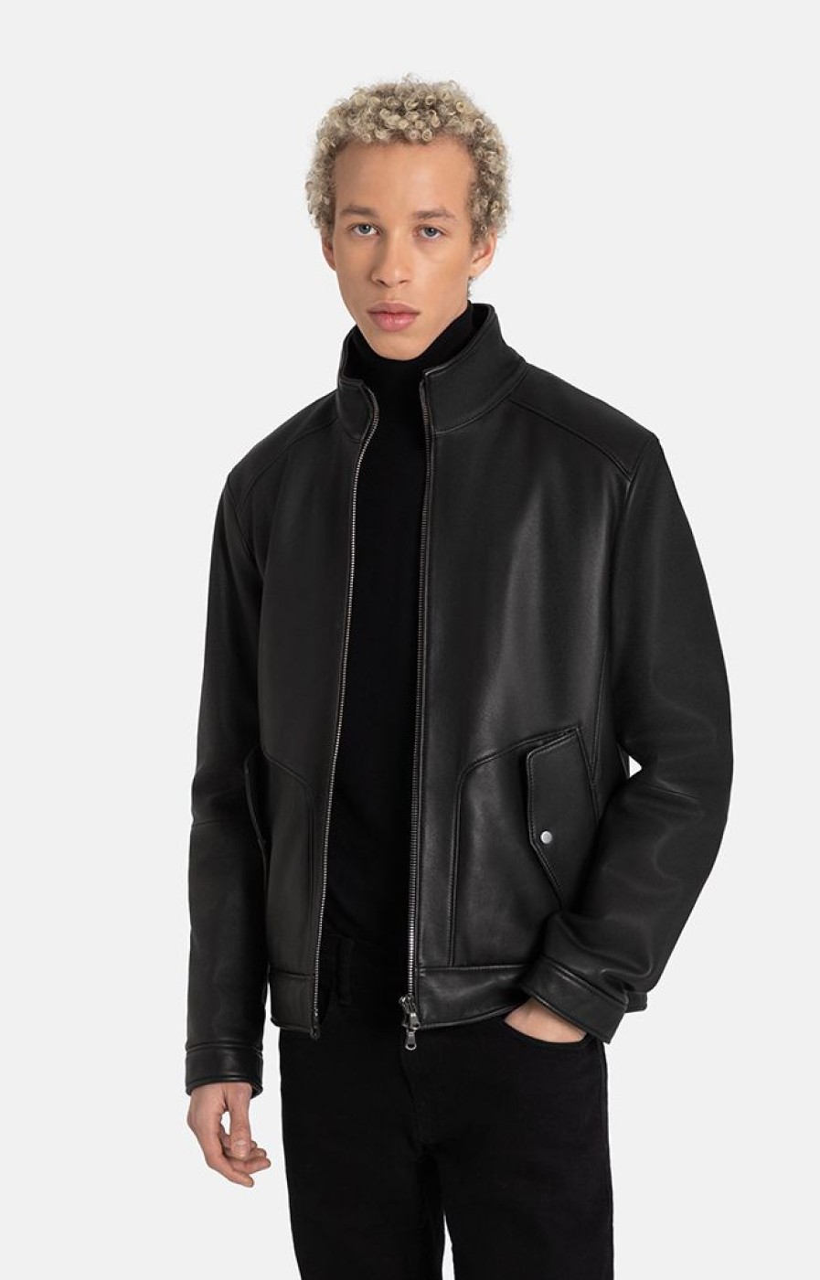 WERNER CHRIST Leather Jackets | Thorben: Padded Blouson In A Bomber Style