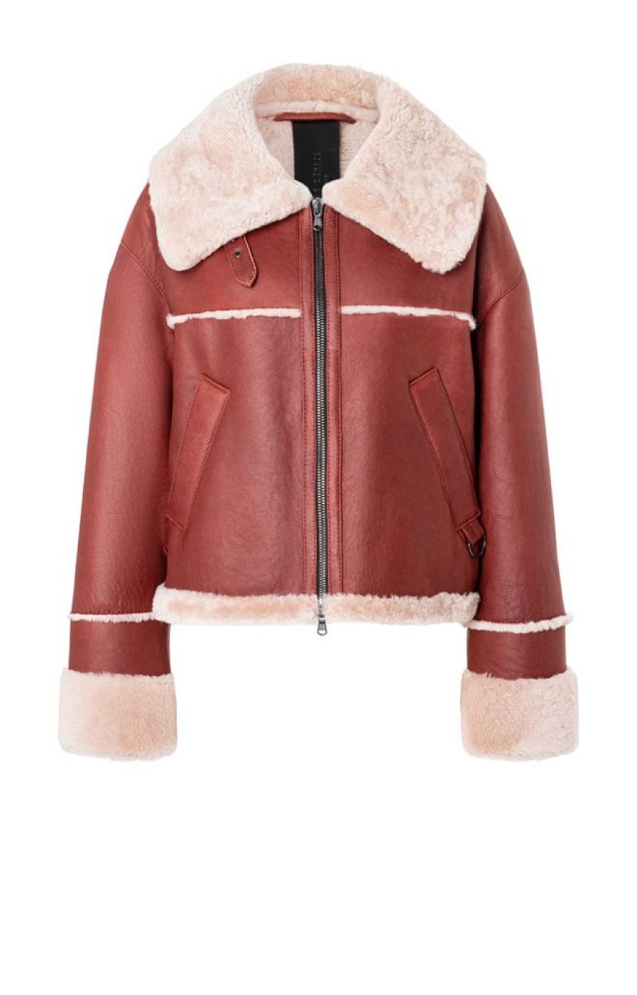 WERNER CHRIST Lambskin Jackets | Heidi: Short, Napped Jacket With Wool Effects