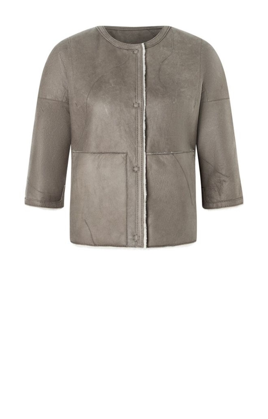 WERNER CHRIST Lambskin Jackets | Gitta: Reversible Jacket With Reduced-Length