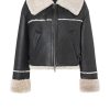 WERNER CHRIST Lambskin Jackets | Heidi: Short, Napped Jacket With Wool Effects