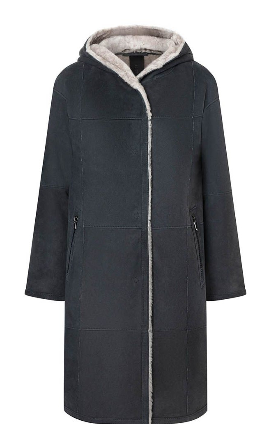 WERNER CHRIST Lambskin Jackets | Dorothea: Casual Lightweight Hooded Coat