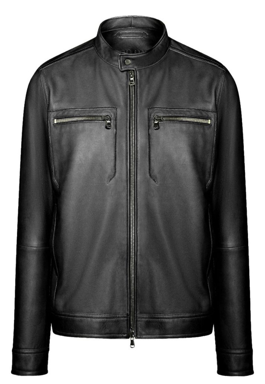 WERNER CHRIST Leather Jackets | Taylor: Grained Nappa Jacket For Purists