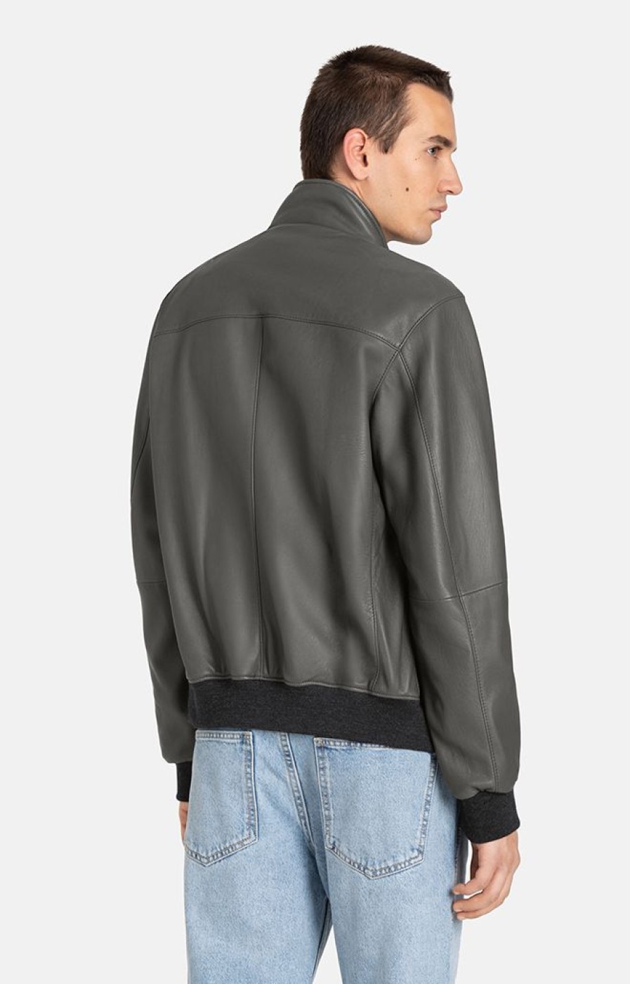 WERNER CHRIST Leather Jackets | Eddy: Casual Nappa Blouson With Buttons