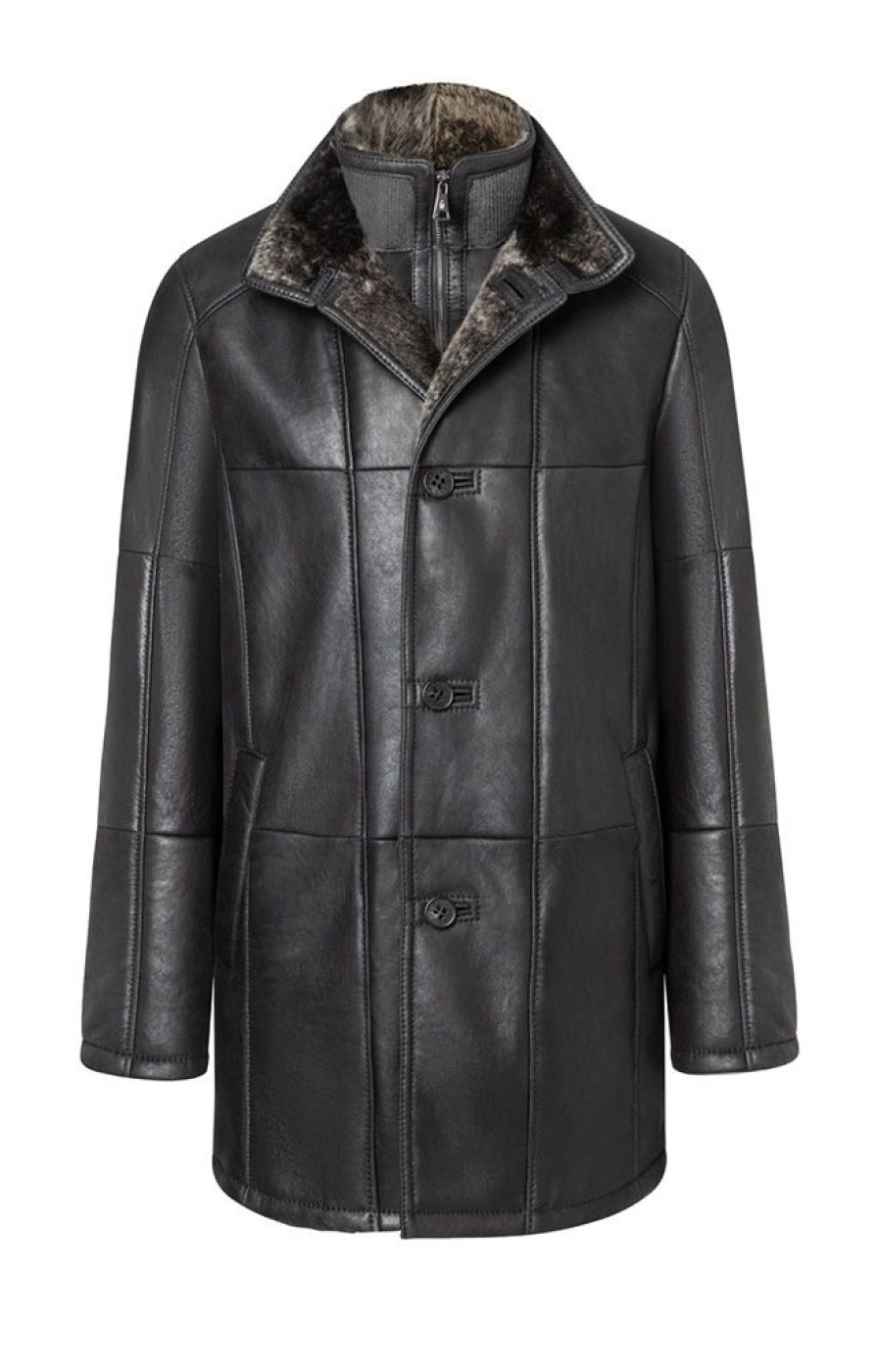 WERNER CHRIST Lambskin Jackets | Damian F: Short Coat With Double Collar