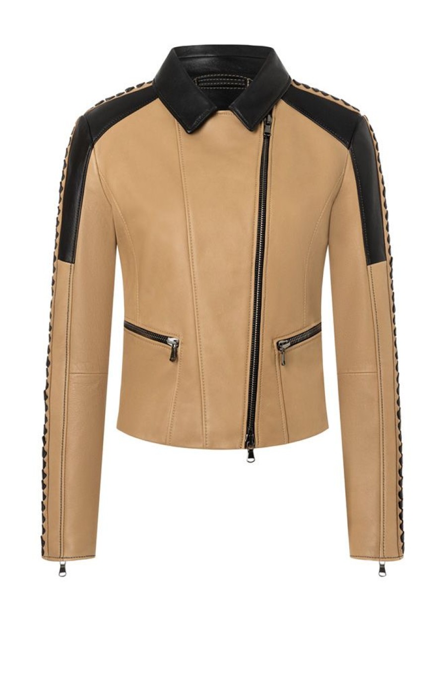 WERNER CHRIST Leather Jackets | Casey K: Biker Jacket With Details