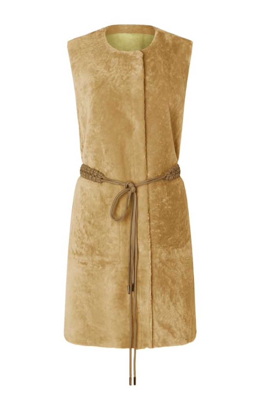 WERNER CHRIST Lambskin Jackets | Aisha: Reversible Waistcoat With Belt