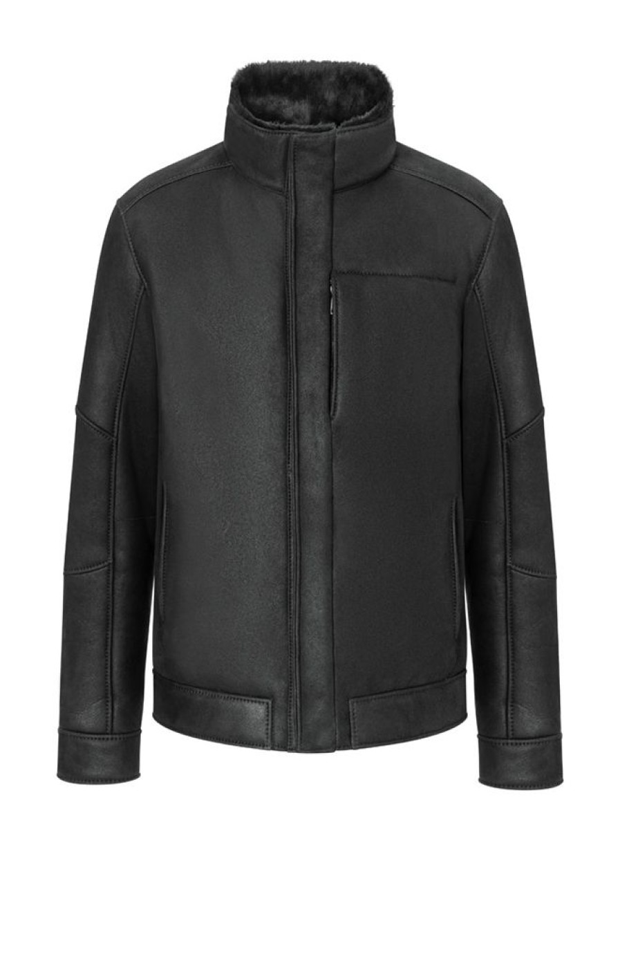 WERNER CHRIST Lambskin Jackets | Brad: Jacket With Metal Details