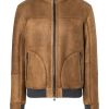 WERNER CHRIST Lambskin Jackets | Bendix: Knitted Bomber Jacket