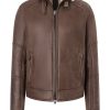 WERNER CHRIST Lambskin Jackets | Basti: Lambskin Jacket In Bomber Style