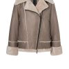 WERNER CHRIST Lambskin Jackets | Paloma: Sporty Oversized Biker Jacket