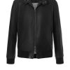 WERNER CHRIST Leather Jackets | Dany: Bomber Jacket With Knitted Welts