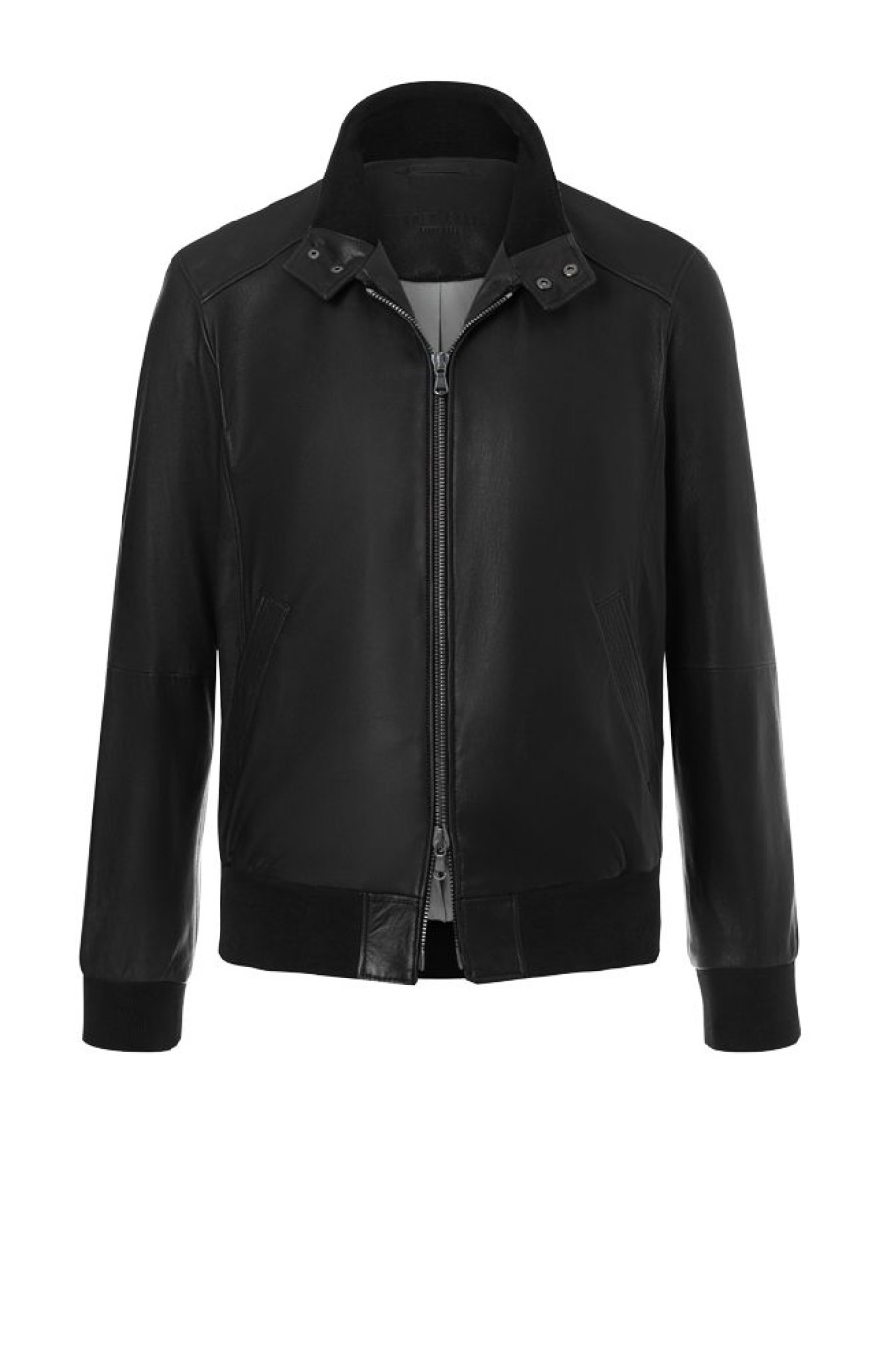 WERNER CHRIST Leather Jackets | Dany: Bomber Jacket With Knitted Welts