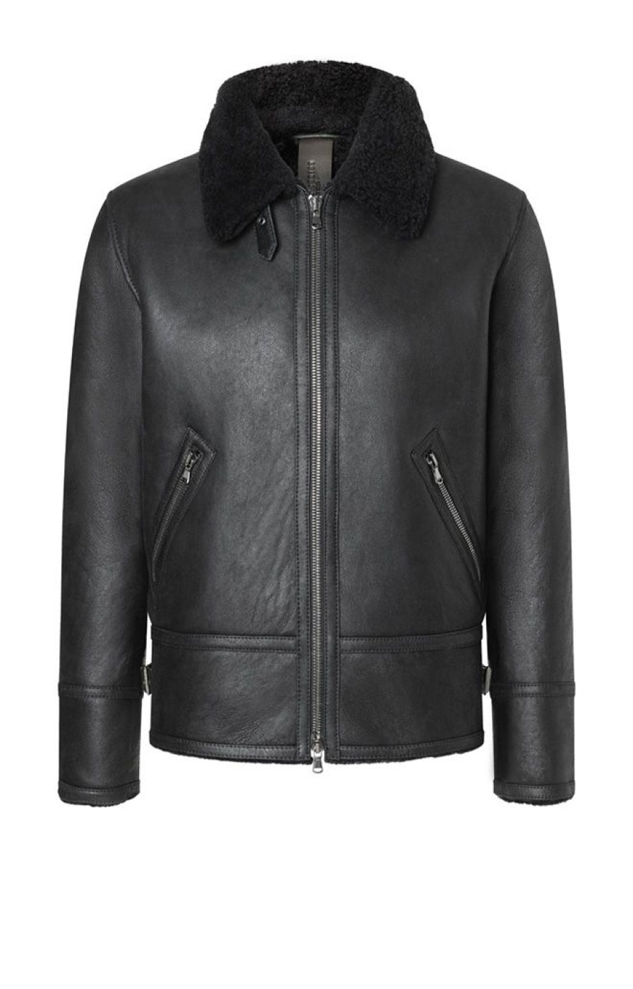 WERNER CHRIST Lambskin Jackets | Alim: Grained Pilot Jacket Crafted In Lambski