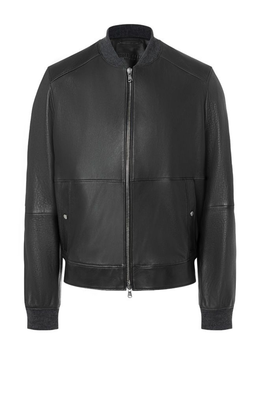 WERNER CHRIST Leather Jackets | Dorian: Classic Blouson With Knitted Details