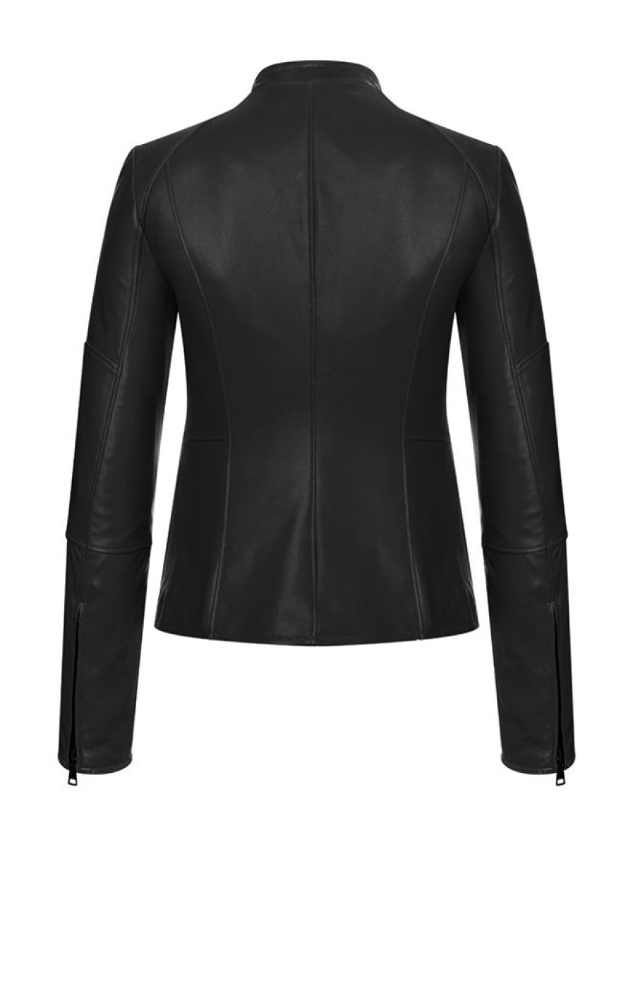 WERNER CHRIST Leather Jackets | Corinna: Biker Jacket Crafted In Lamb Nappa