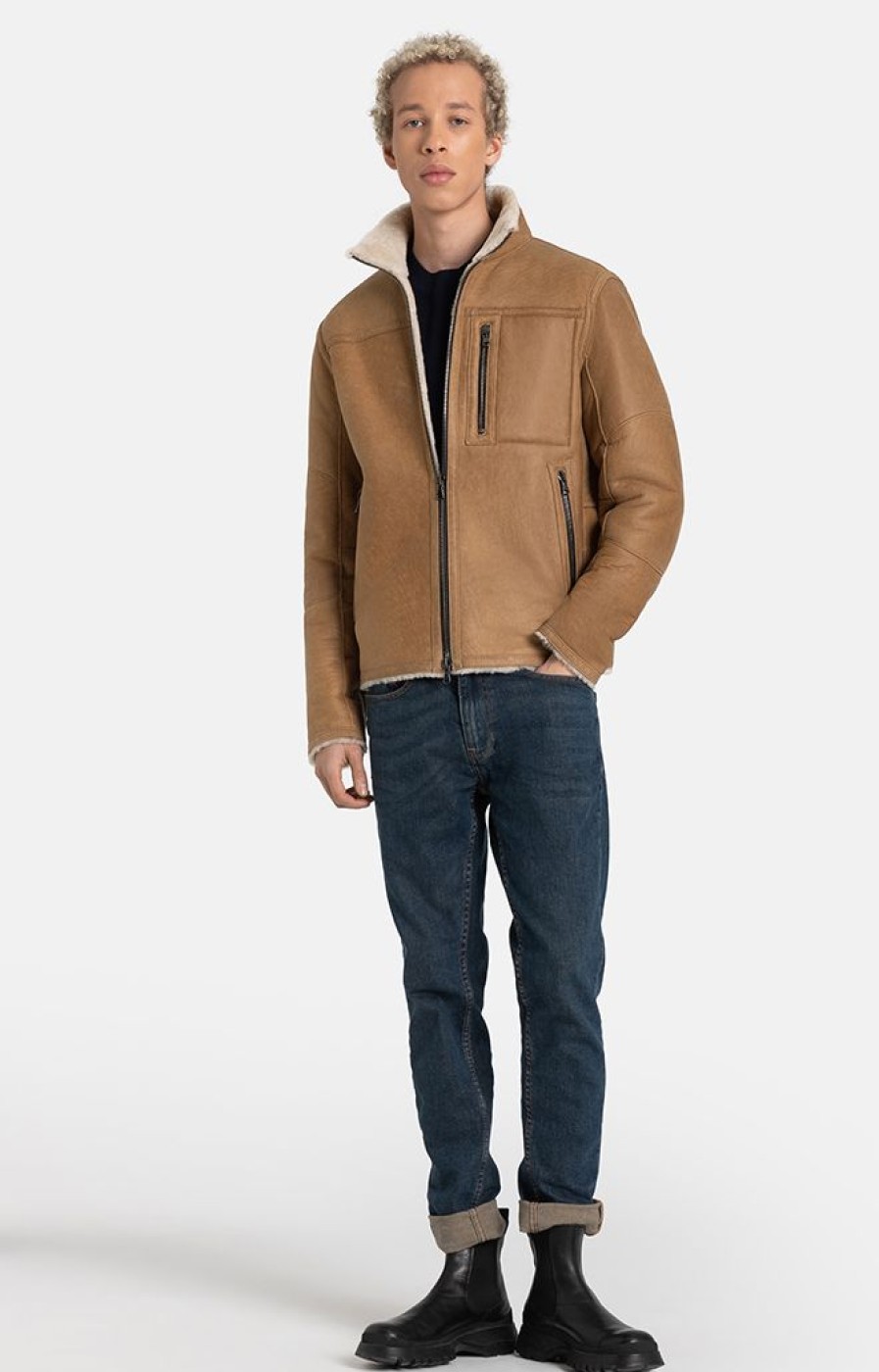 WERNER CHRIST Lambskin Jackets | Damon: Jacket With Metal Details