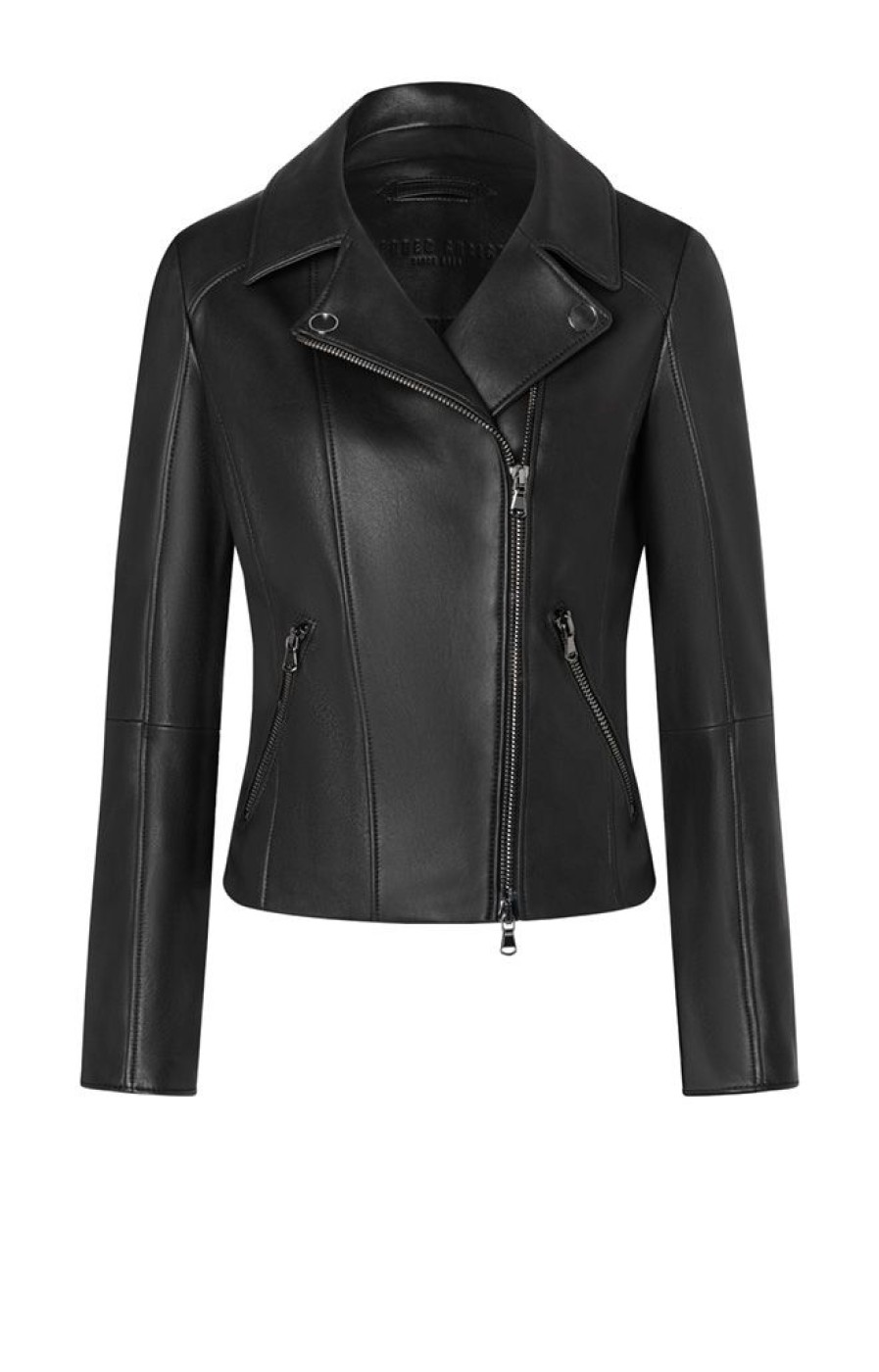 WERNER CHRIST Leather Jackets | Carina: Typical Biker Jacket With A Sporty Lo