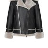 WERNER CHRIST Lambskin Jackets | Paloma: Sporty Oversized Biker Jacket