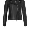 WERNER CHRIST Leather Jackets | Celine: Biker Jacket With Topstitched Details