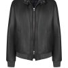 WERNER CHRIST Leather Jackets | Talib: Classic Nappa Blouson With Knitwear