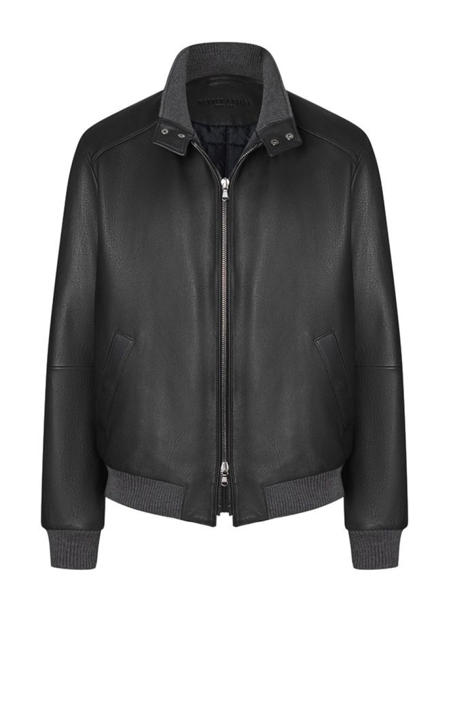 WERNER CHRIST Leather Jackets | Talib: Classic Nappa Blouson With Knitwear