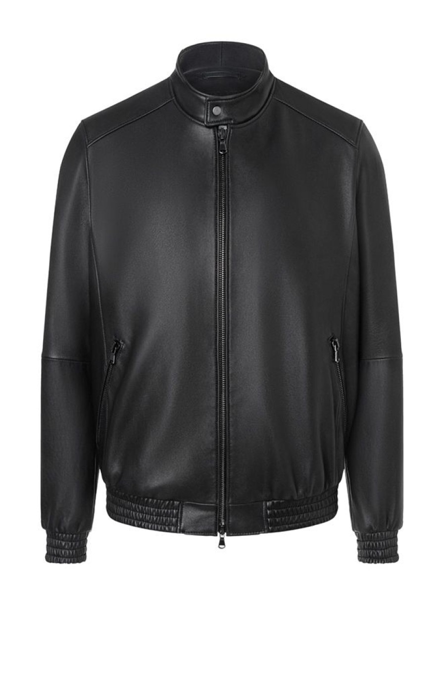 WERNER CHRIST Leather Jackets | Donald: Classic Blouson In Lamb Nappa