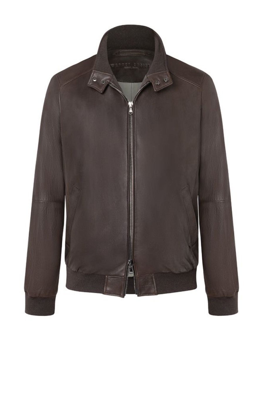 WERNER CHRIST Leather Jackets | Dany: Bomber Jacket With Knitted Welts